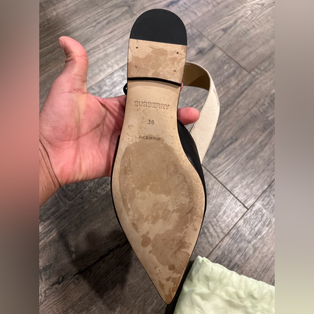 Burberry slingback Ballet  Flats - Picture 8 of 12